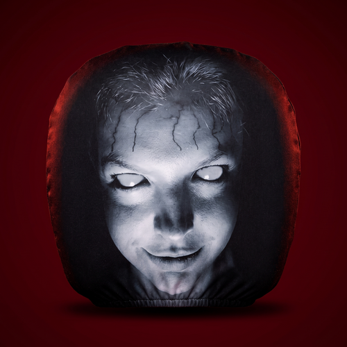 Spooky Car Headrest Covers
